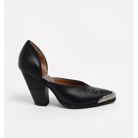 Golden Goose Marfa pumps in Black w/ Metal Toe cap - Picture 1 of 5